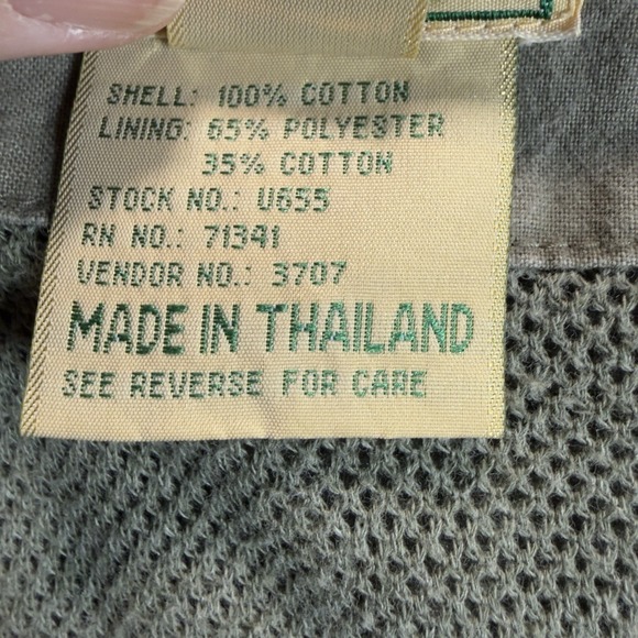 VTG LL Bean Vest Mens XXL Utility Photography Hunting Travel Safari Lined U655 - Picture 11 of 13